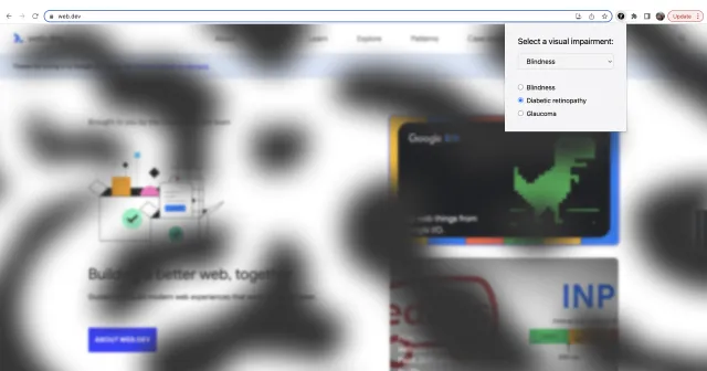 Simulator of Visual Impairments screenshot